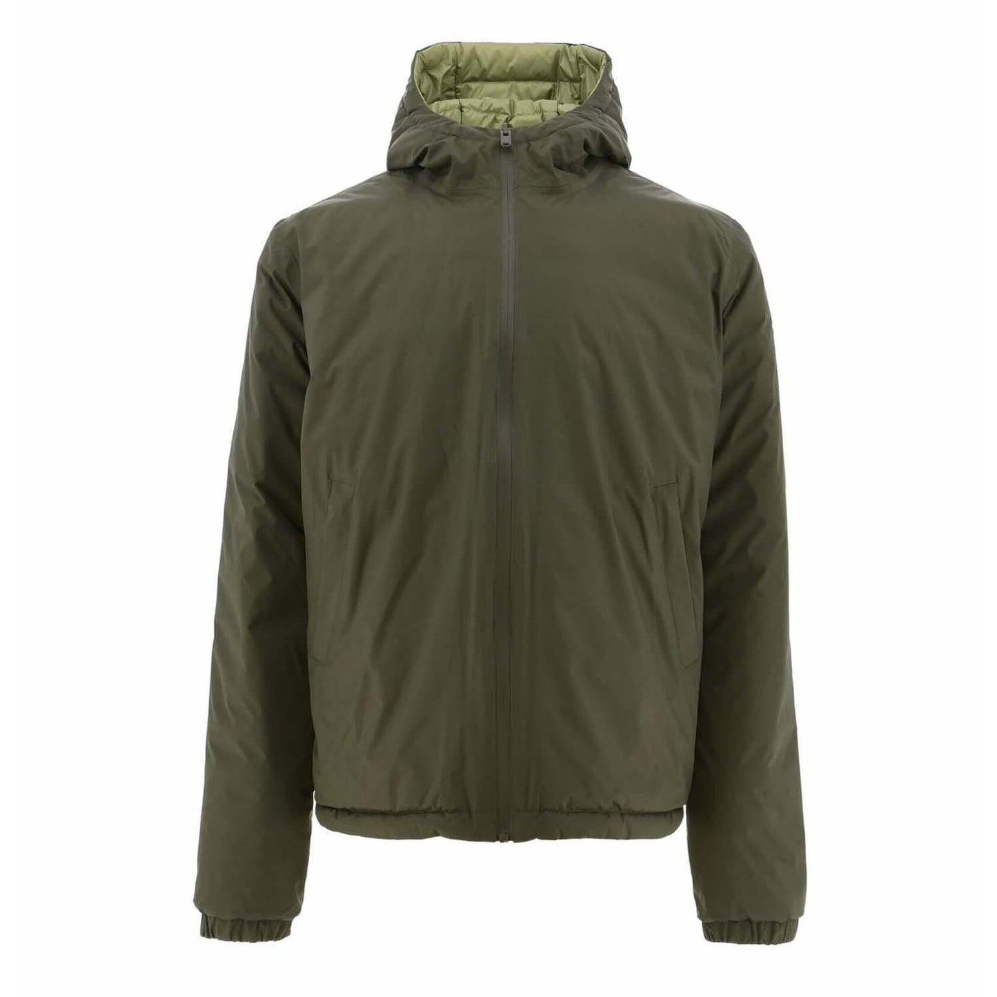 Green - Front - Jott Unisex Adult Bergen Reversible Puffer Jacket