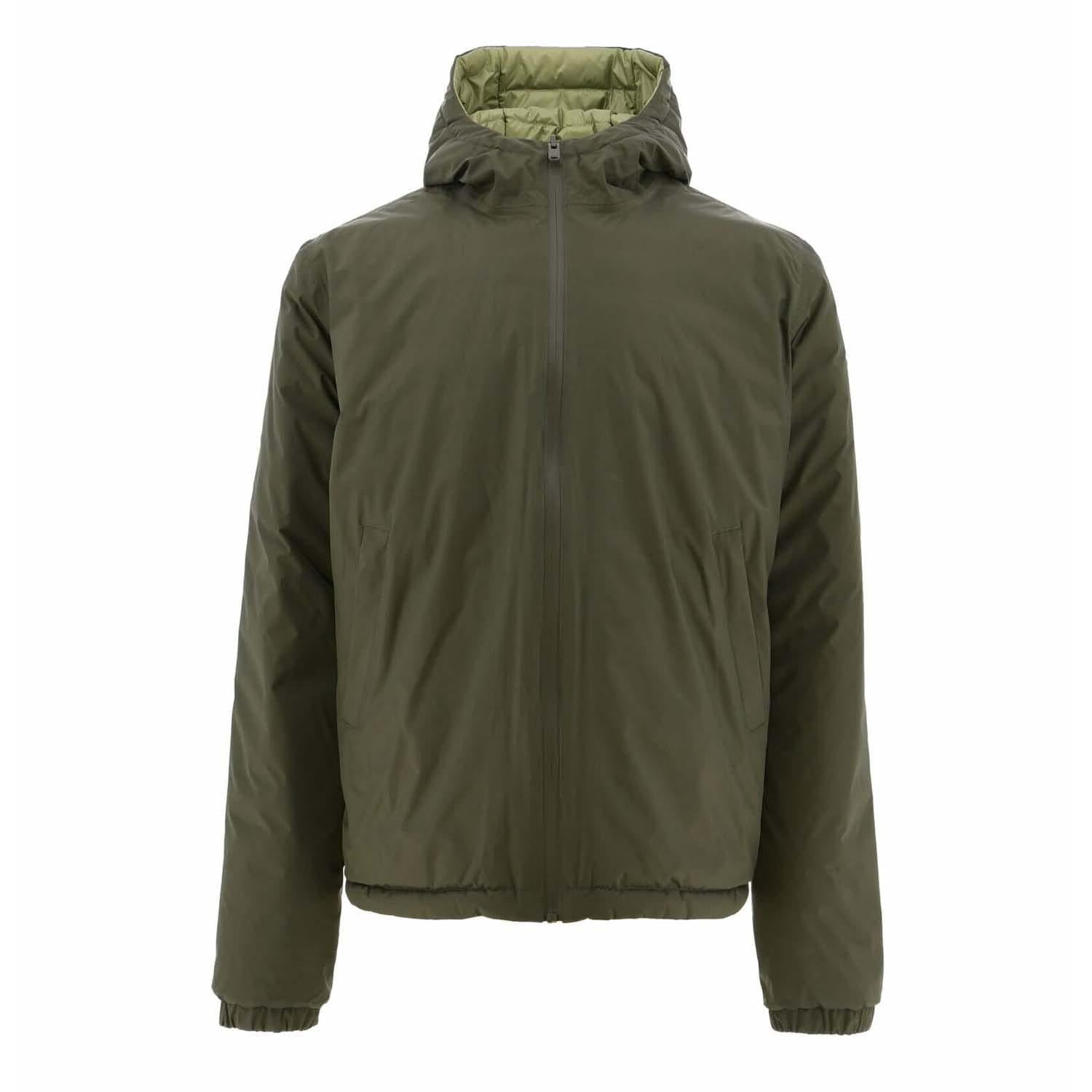 Green - Front - Jott Unisex Adult Bergen Reversible Puffer Jacket
