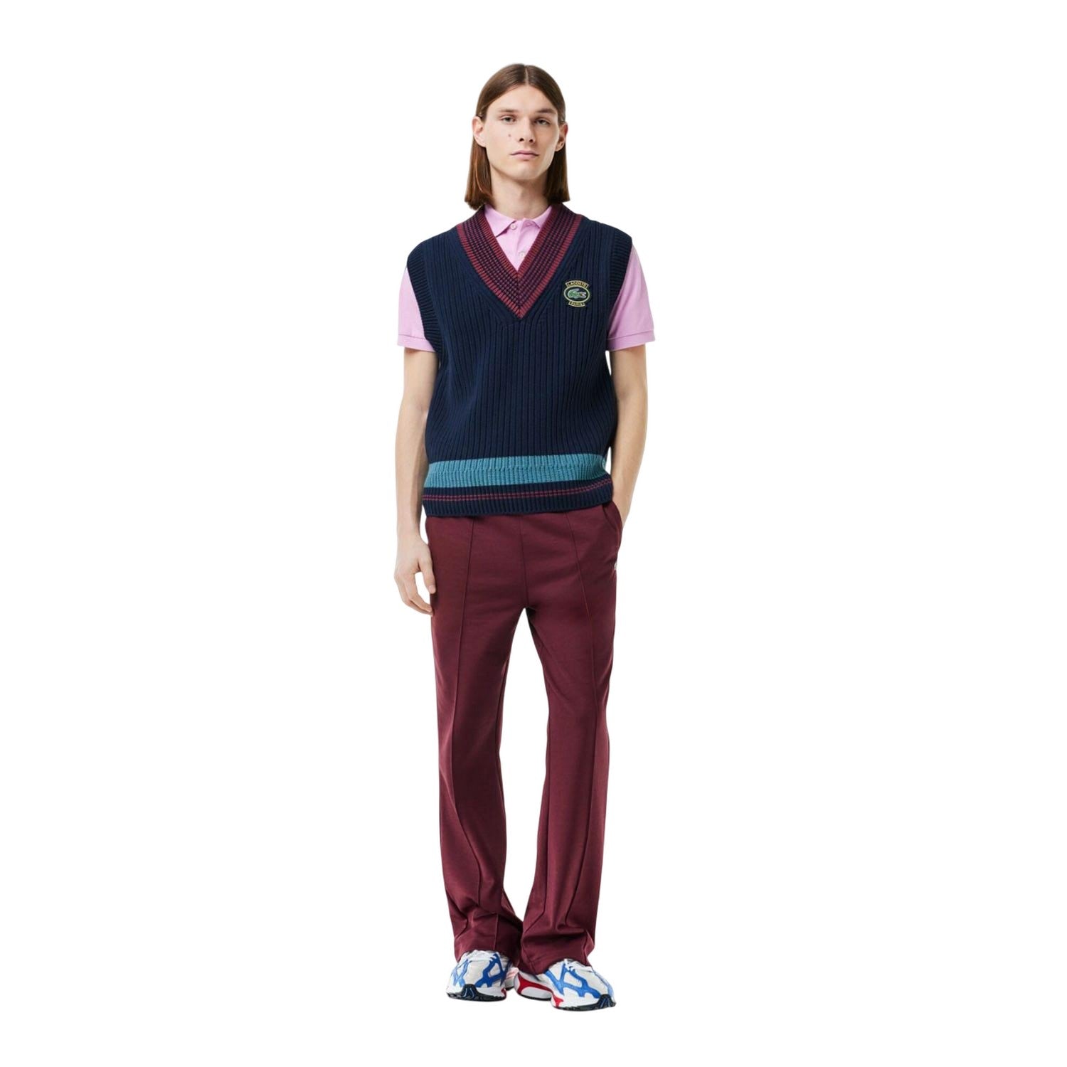 Navy - Lifestyle - Lacoste Womens-Ladies Heavy Cotton Tennis Sweater Top