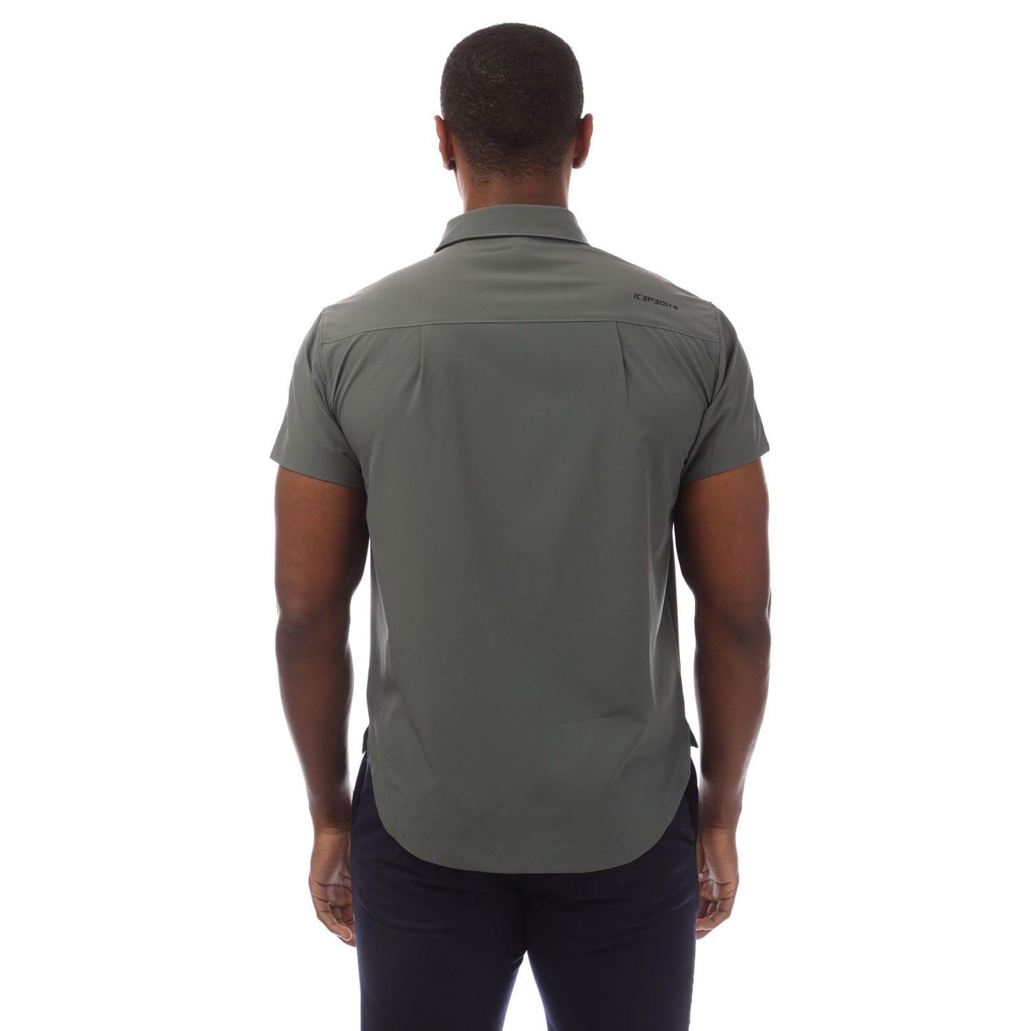 Green - Back - Icepeak Mens Brewster Short-Sleeved Shirt