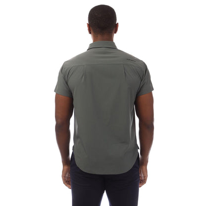 Green - Back - Icepeak Mens Brewster Short-Sleeved Shirt