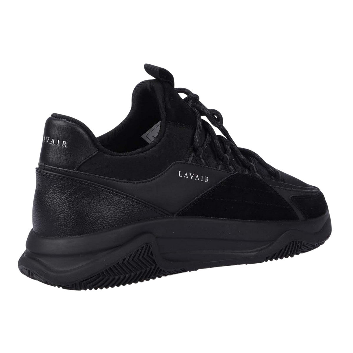 Black - Back - Lavair Unisex Adult Creator Suede Trainers