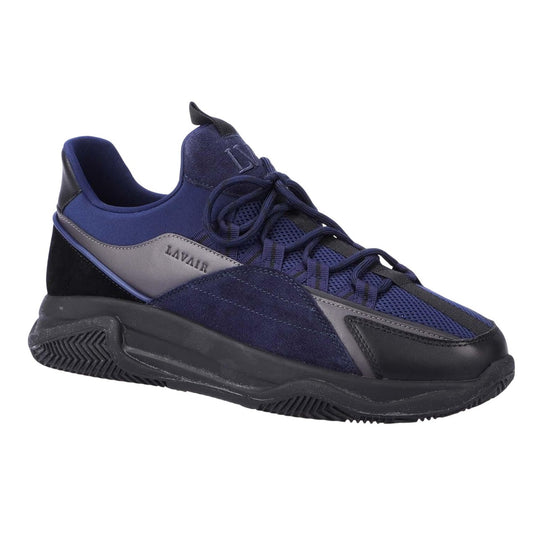 Navy - Front - Lavair Unisex Adult Creator Suede Trainers