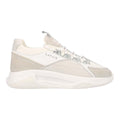 White - Side - Lavair Unisex Adult Creator Suede Trainers