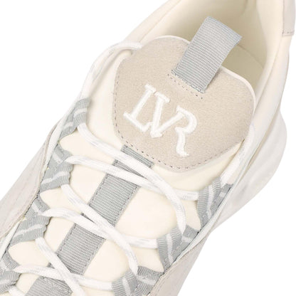 White - Pack Shot - Lavair Unisex Adult Creator Suede Trainers