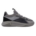 Grey - Side - Lavair Unisex Adult Creator Suede Trainers