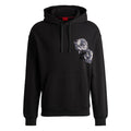Black - Front - Hugo Mens Dirosehood Hoodie