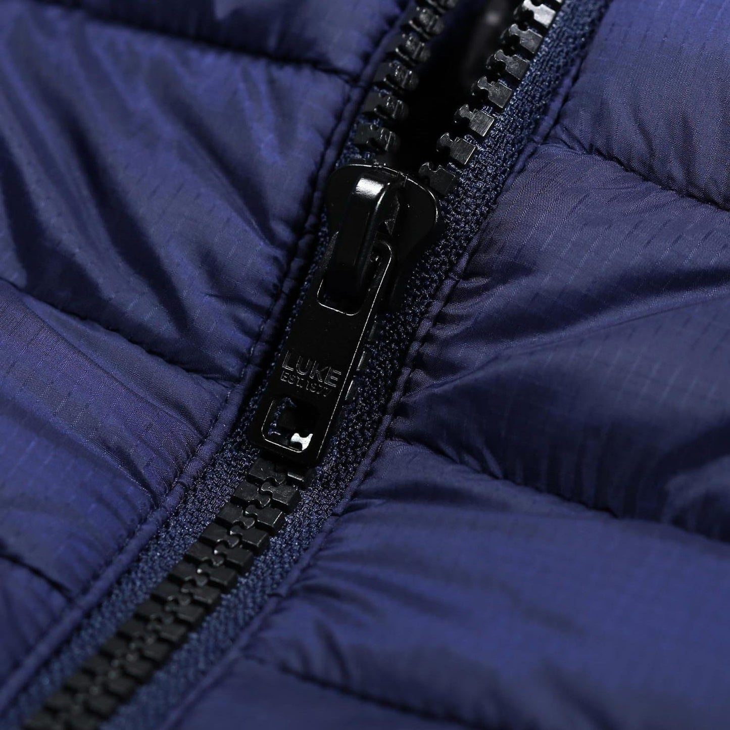 Navy - Side - Luke 1977 Mens Bubblas In The Hood 2 Gilet