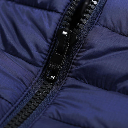 Navy - Side - Luke 1977 Mens Bubblas In The Hood 2 Gilet