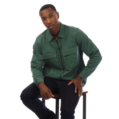 Green - Lifestyle - Hugo Boss Mens Lovel 15 Overshirt