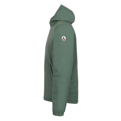 Green - Side - Jott Mens Bergen 2.0 Reversible Padded Jacket