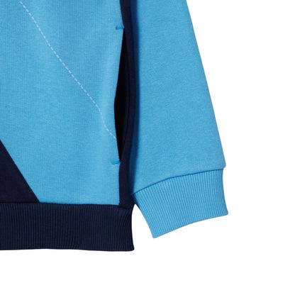 Navy Blue-Blue - Lifestyle - Lacoste Childrens-Kids Argyle Logo Hoodie
