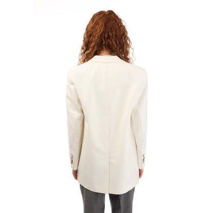 White - Back - Boss Womens-Ladies Jaleno1 Blazer