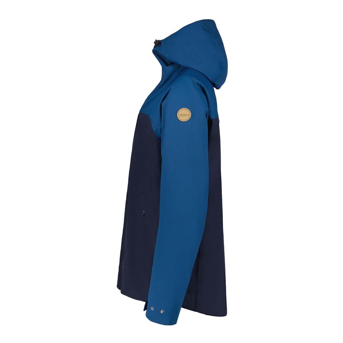 Blue - Side - Icepeak Mens Mission Windbreaker