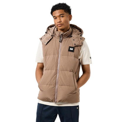 Brown - Pack Shot - Weekend Offender Mens Gordini Down Gilet