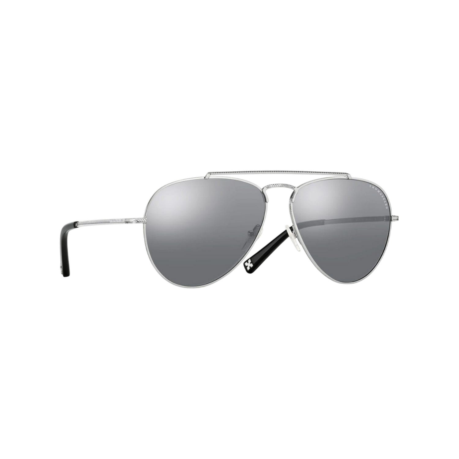 Black - Side - Thomas Sabo Harrison Mirrored Sunglasses
