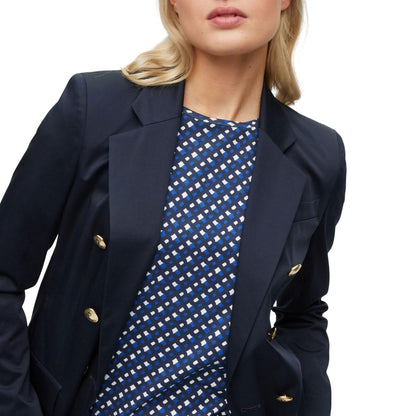 Dark Blue - Side - Boss Womens-Ladies Jatera3 Blazer