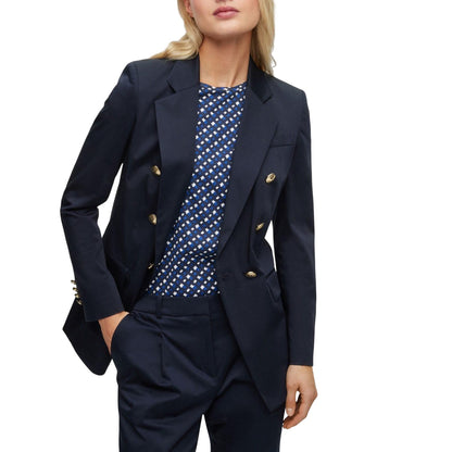 Dark Blue - Lifestyle - Boss Womens-Ladies Jatera3 Blazer