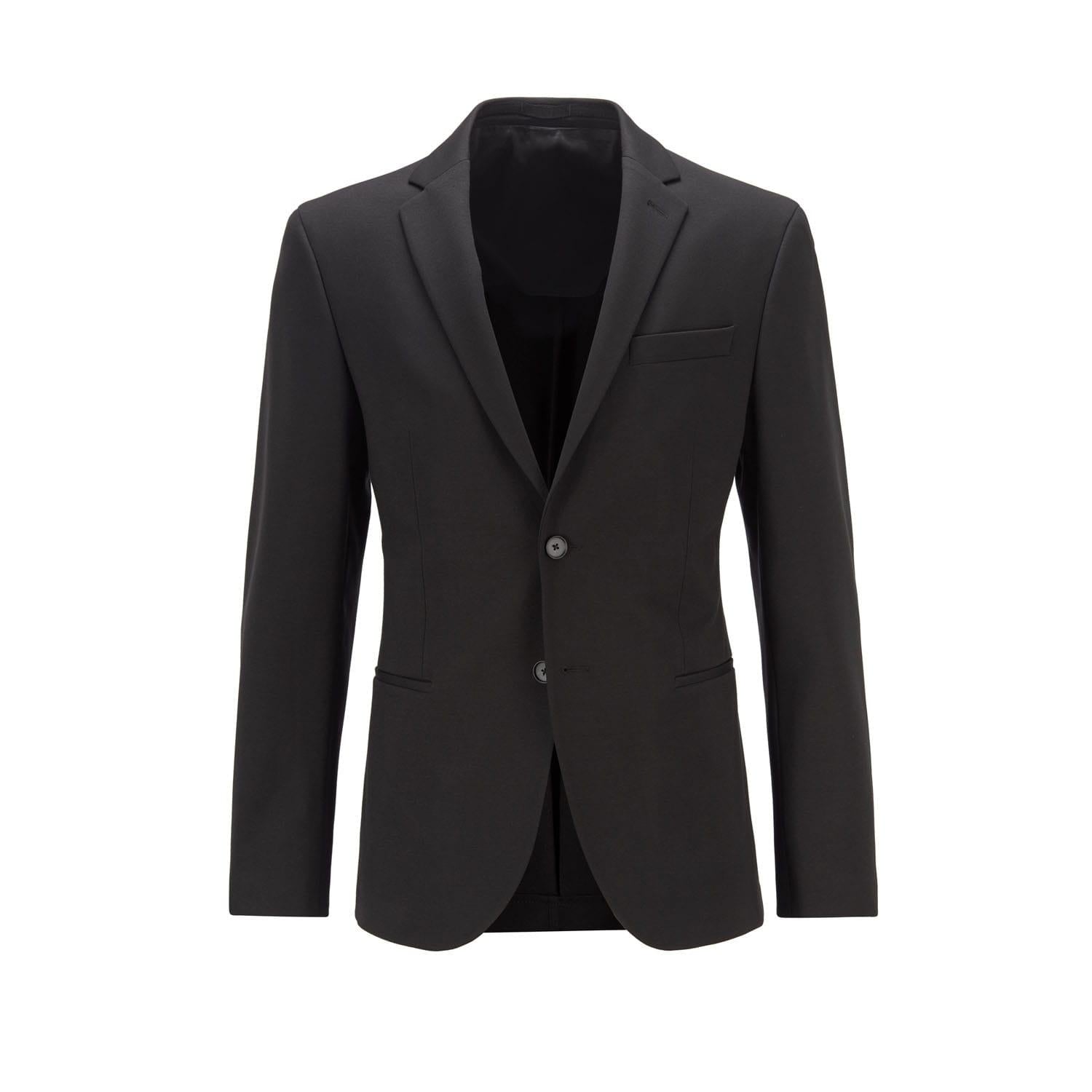 Black - Front - Hugo Boss Mens Norwin4 Blazer