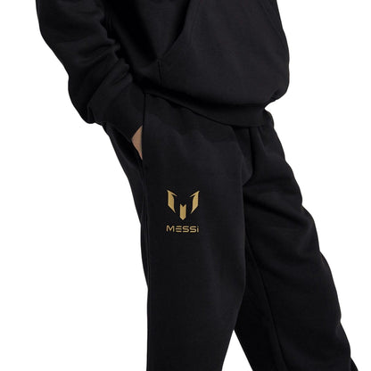 Black-Gold - Lifestyle - Adidas Childrens-Kids Lionel Messi Jogging Bottoms