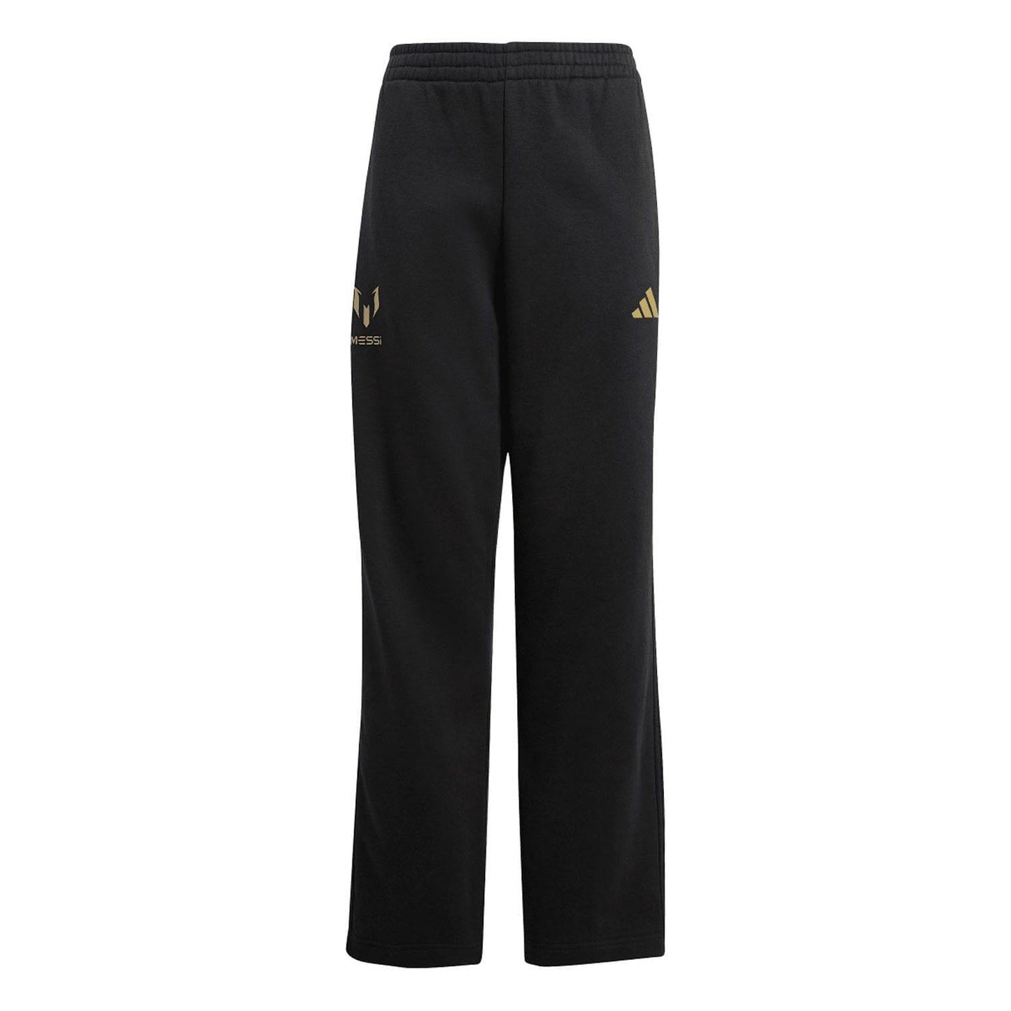 Black-Gold - Front - Adidas Childrens-Kids Lionel Messi Jogging Bottoms