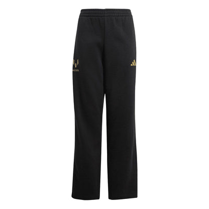 Black-Gold - Front - Adidas Childrens-Kids Lionel Messi Jogging Bottoms