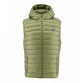 Olive Green - Front - Jott Mens Pat Down Hooded Gilet