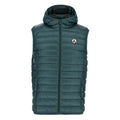 Forest Green - Front - Jott Mens Pat Down Hooded Gilet