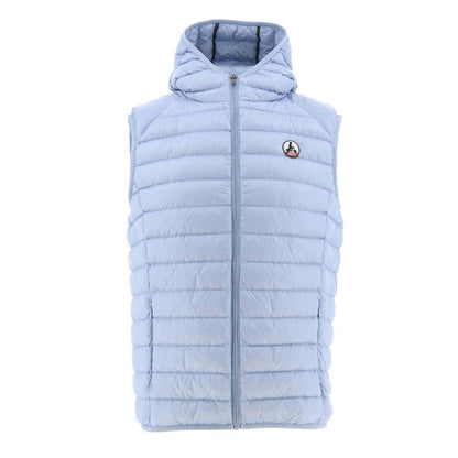 Light Blue - Front - Jott Mens Pat Down Hooded Gilet