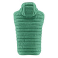 Green - Back - Jott Mens Pat Down Hooded Gilet