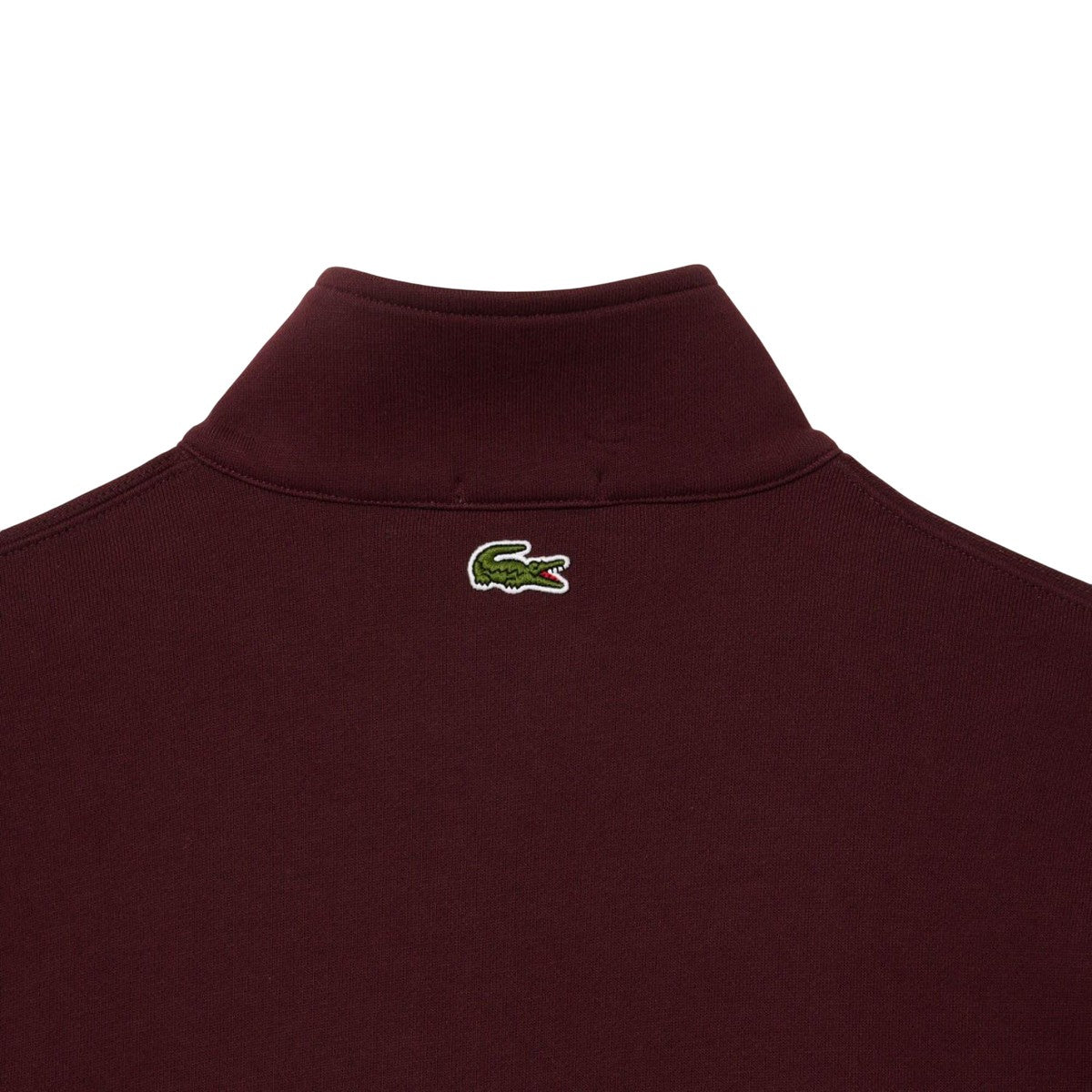 Maroon Red - Side - Lacoste Unisex Adult High-Neck Sweatshirt