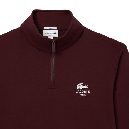 Maroon Red - Lifestyle - Lacoste Unisex Adult High-Neck Sweatshirt