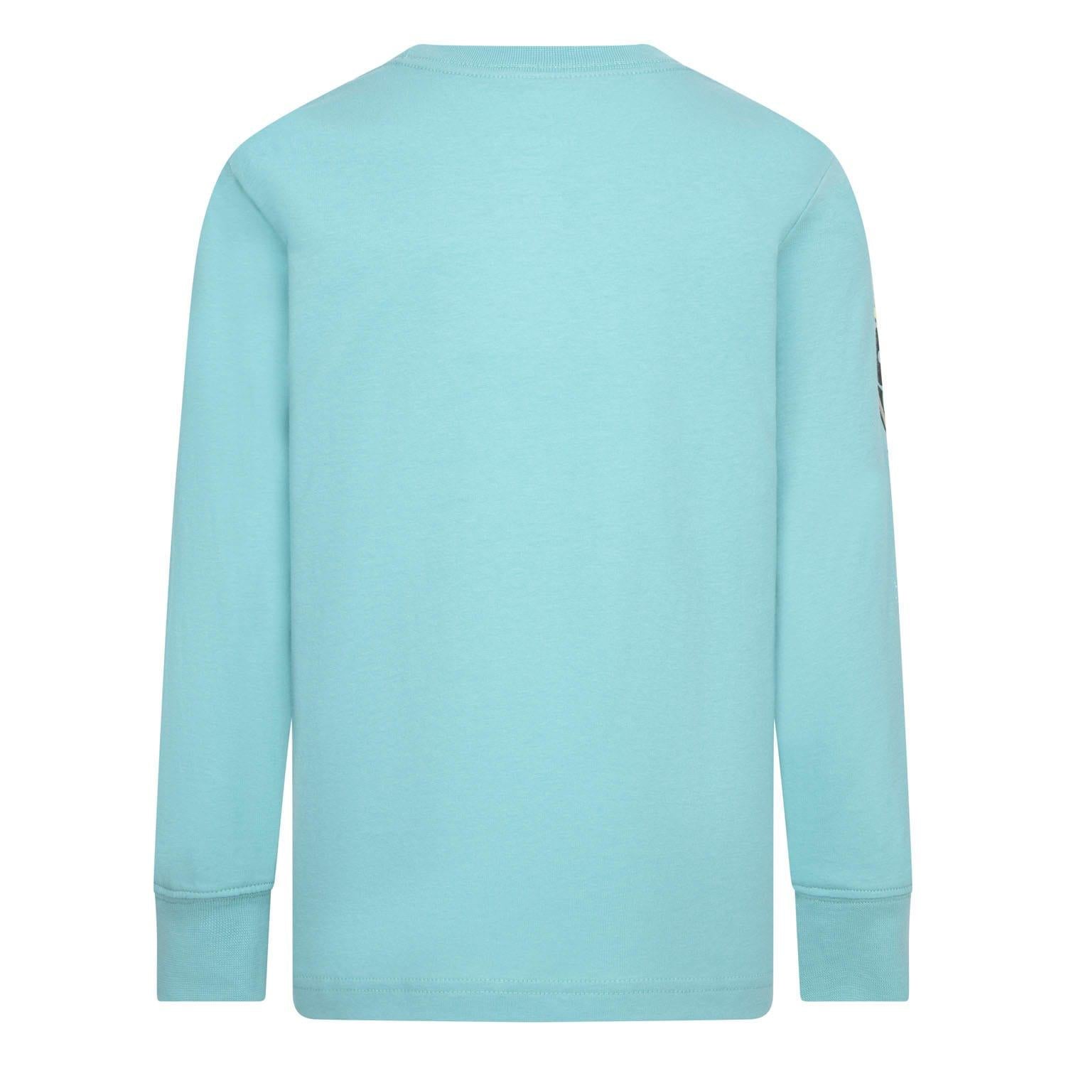 Green - Back - Nike Childrens-Kids Express Yourself Long-Sleeved Sweatshirt