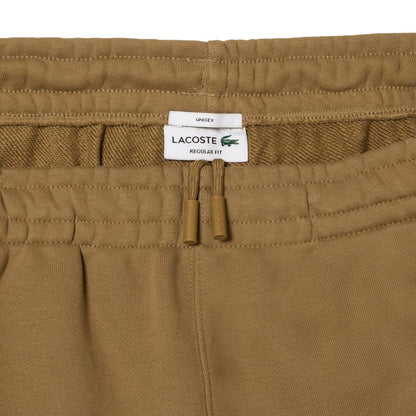 Brown - Side - Lacoste Unisex Adult Organic Cotton Fleece Jogging Bottoms