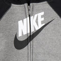 Grey - Close up - Nike Baby Boys Swoosh Tracksuit Set