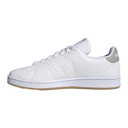 White - Back - Adidas Unisex Adult Advantage Trainers
