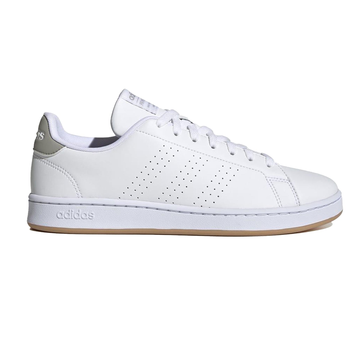 White - Pack Shot - Adidas Unisex Adult Advantage Trainers
