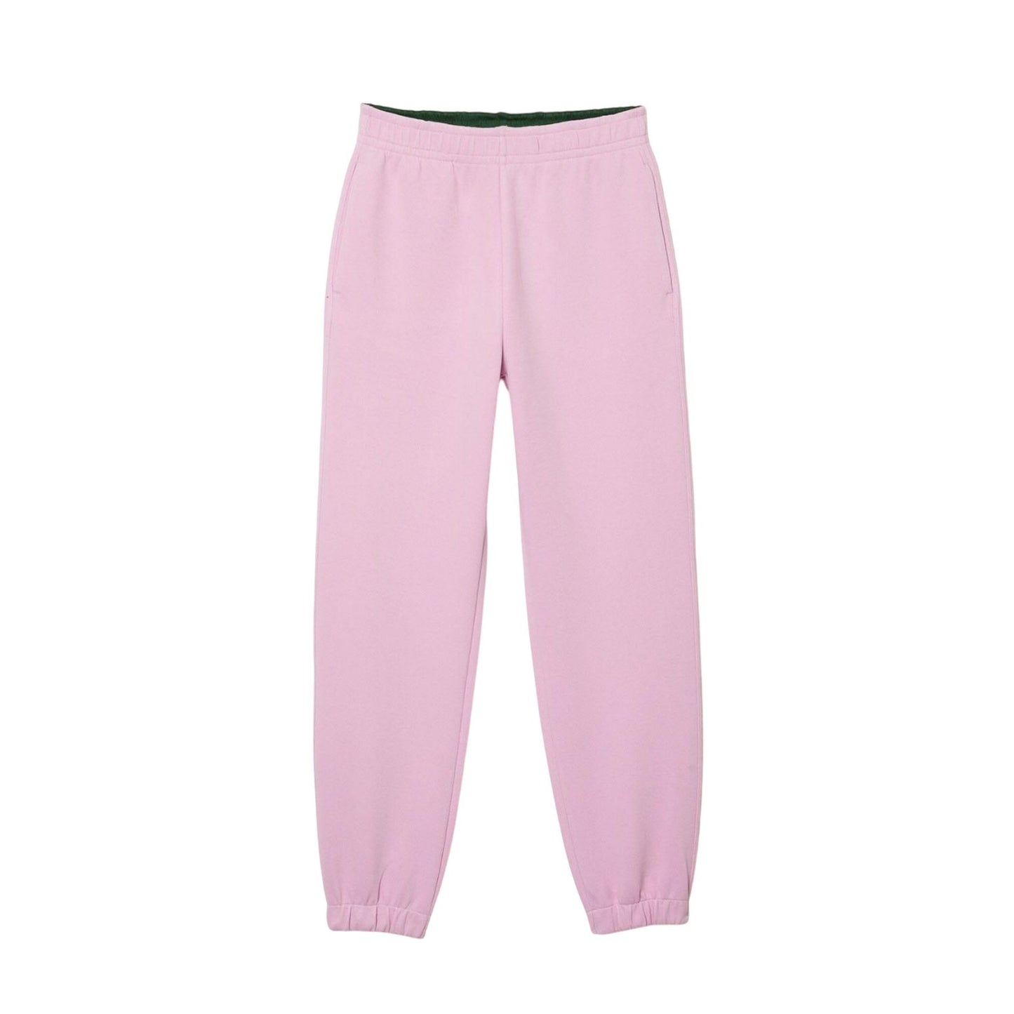 Pink - Front - Lacoste Womens-Ladies Piqué Jogging Bottoms