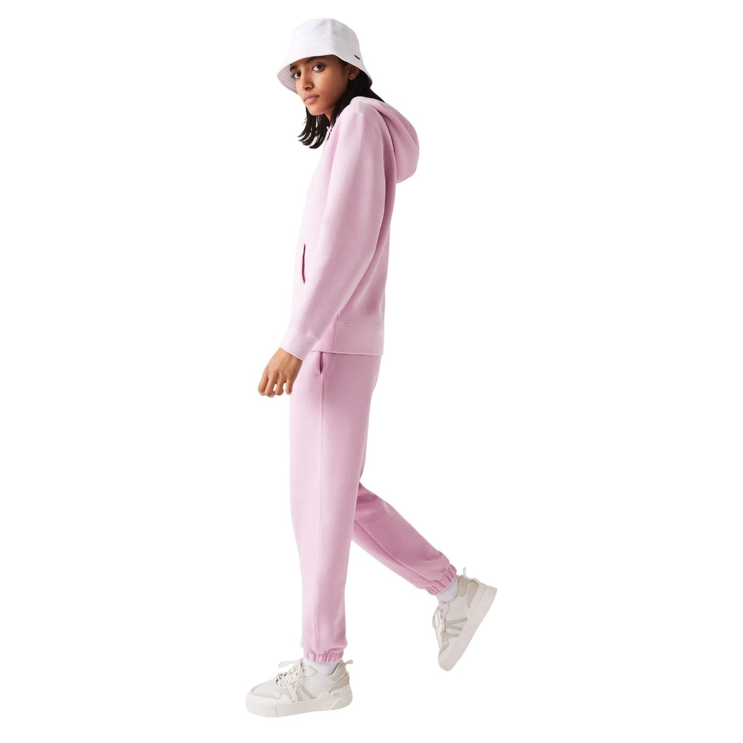 Pink - Lifestyle - Lacoste Womens-Ladies Piqué Jogging Bottoms