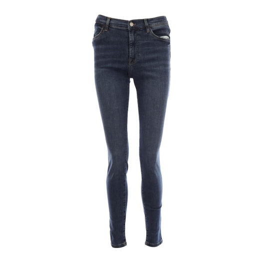 Blue - Front - Gant Womens-Ladies Nella Indigo Travel Skinny Jeans