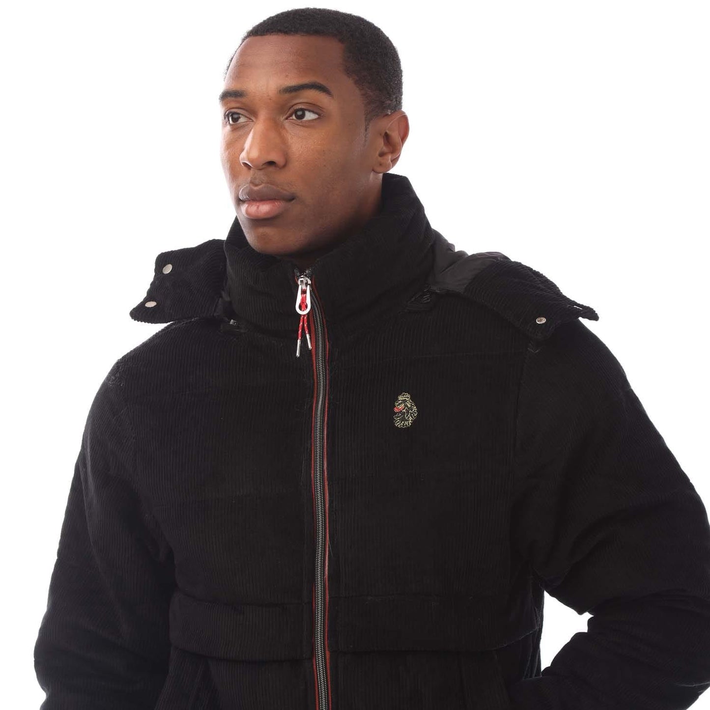 Black - Side - Luke 1977 Mens Mallard 3 Short Padded Jacket