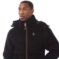 Black - Side - Luke 1977 Mens Mallard 3 Short Padded Jacket