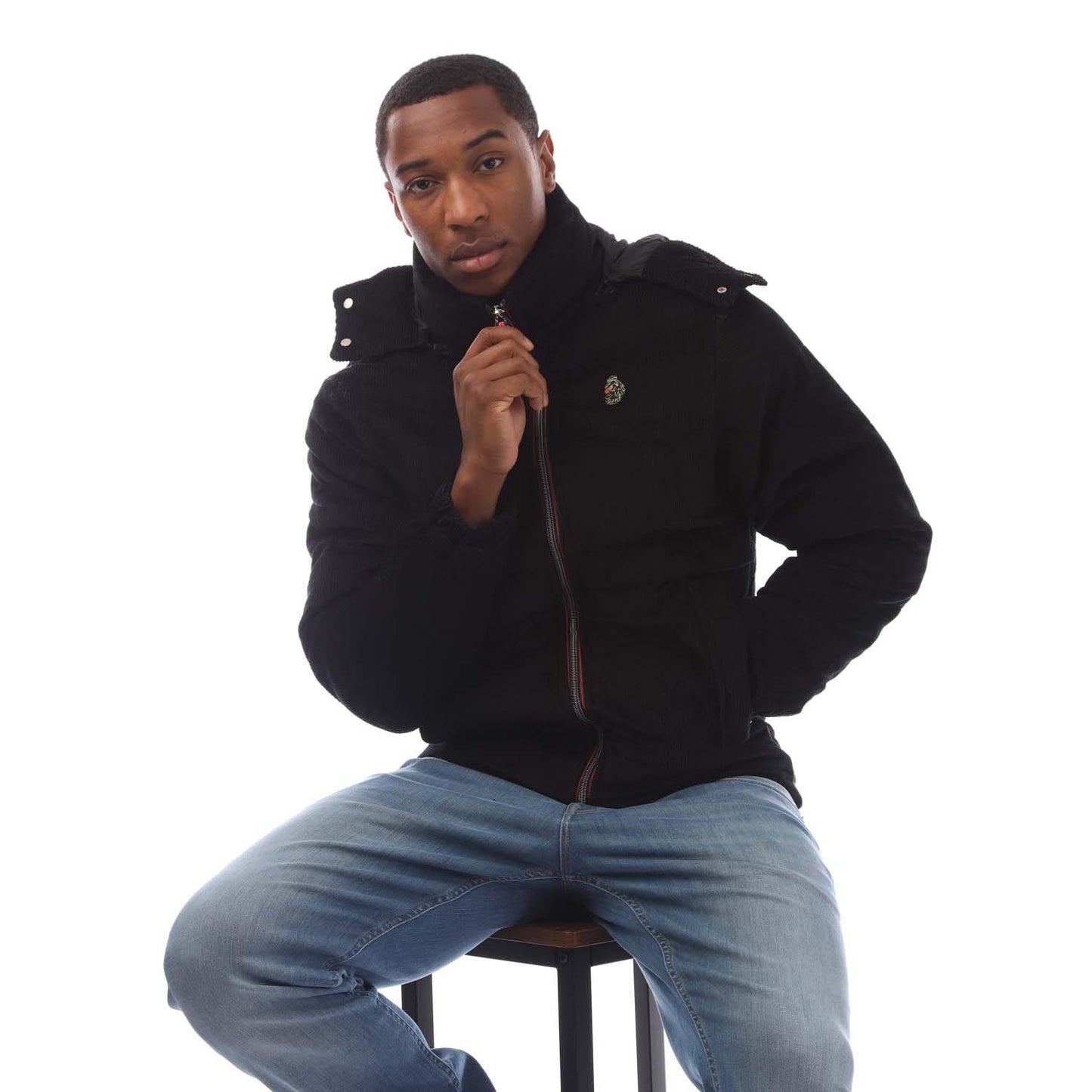 Black - Lifestyle - Luke 1977 Mens Mallard 3 Short Padded Jacket