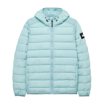 Light Blue - Front - Weekend Offender Mens La Guardia Padded Jacket