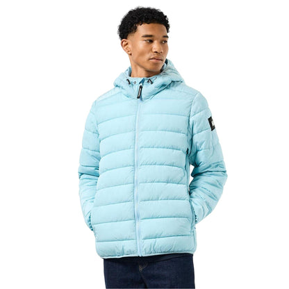Light Blue - Side - Weekend Offender Mens La Guardia Padded Jacket