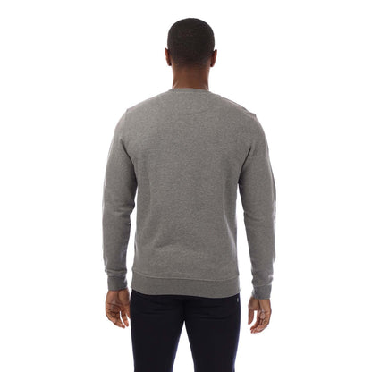 Grey - Back - Lyle & Scott Mens Crew Neck Sweatshirt