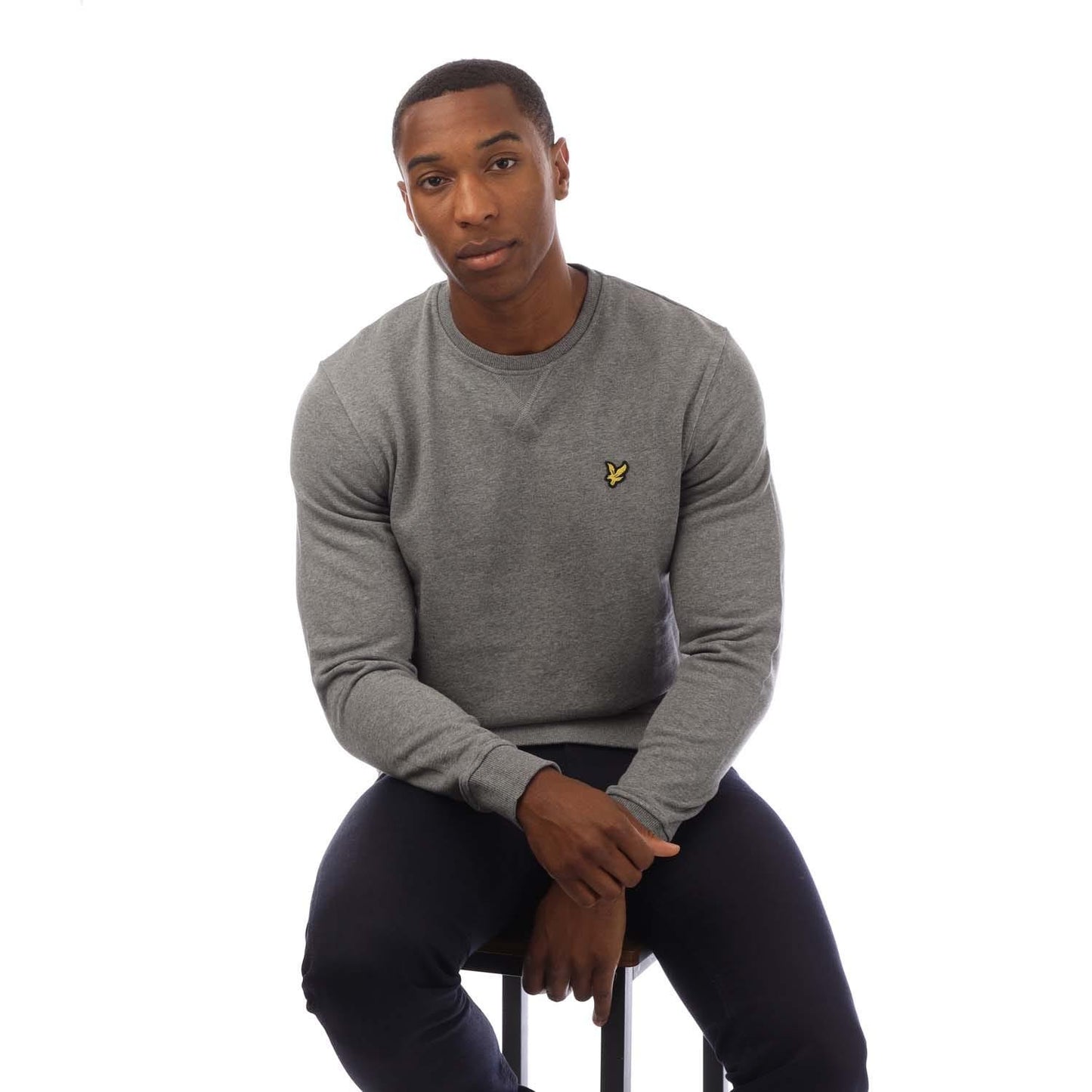 Grey - Lifestyle - Lyle & Scott Mens Crew Neck Sweatshirt