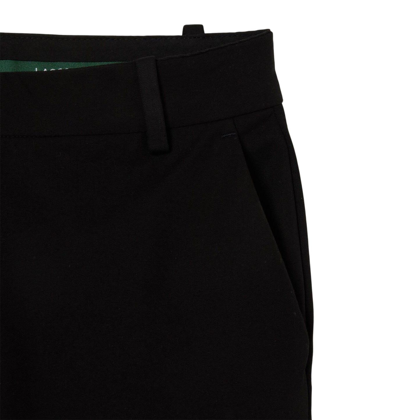 Black - Lifestyle - Lacoste Womens-Ladies Cotton Stretch Slim Chinos