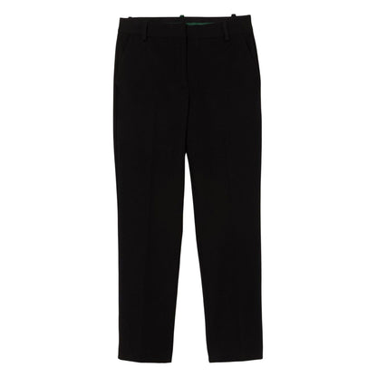 Black - Front - Lacoste Womens-Ladies Cotton Stretch Slim Chinos