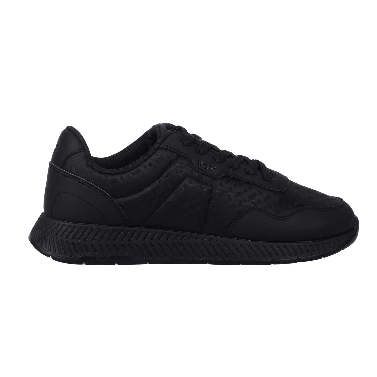 Black - Side - Boss Mens Titanium Trainers